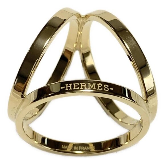 HERMES Trio - Gold Hardware None Scarf Ring 184-071025 - Picture 3 of 3